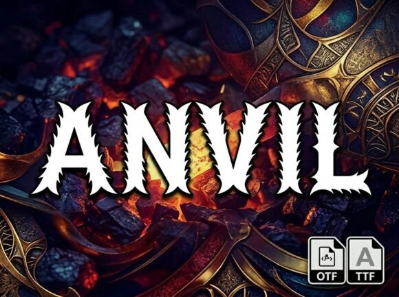 Anvil Display Font for Bold Web Headers