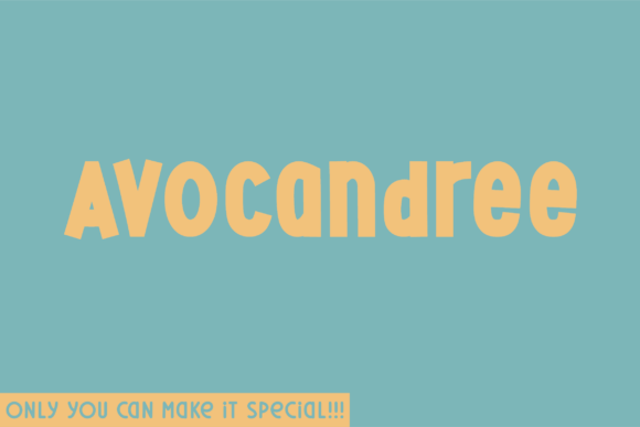 Avocandree: The Bold Display Font for Editorial Impact