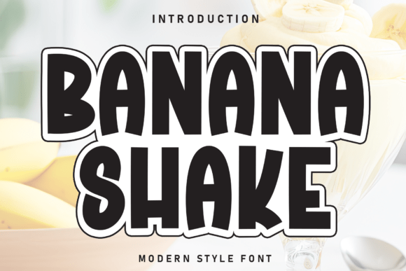 Banana Shake: The High-Energy Display Typeface