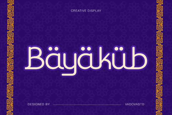 Bayakub Font for Handmade Product Branding