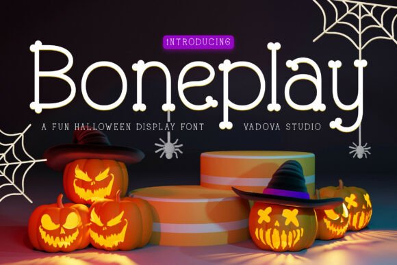 Boneplay Font for Spooky Halloween Designs