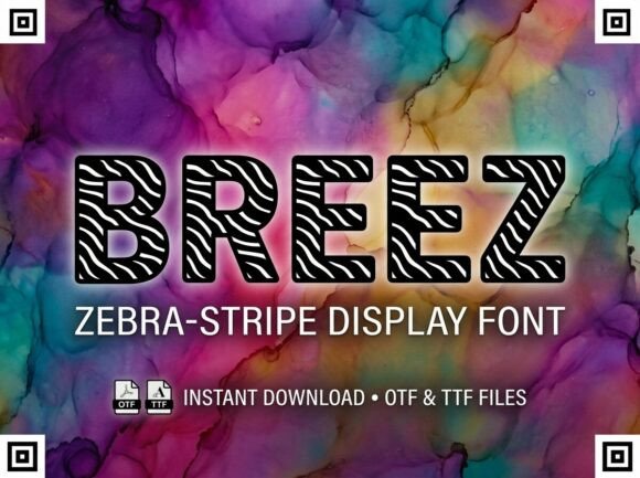 Breez Display Font for Editorial Design