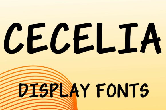 Cecelia: The Bold Hand-Drawn Display Font for Marketers