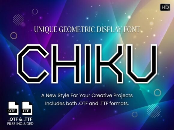 Chiku: A Modern Display Font for Web Design