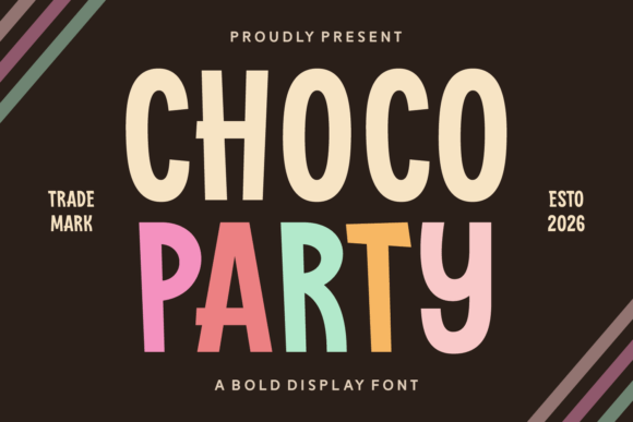Choco Party Font: Vintage Charm for Bold Branding