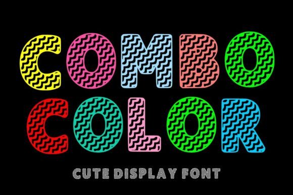 Combo Color: A Playful Display Font for Makers