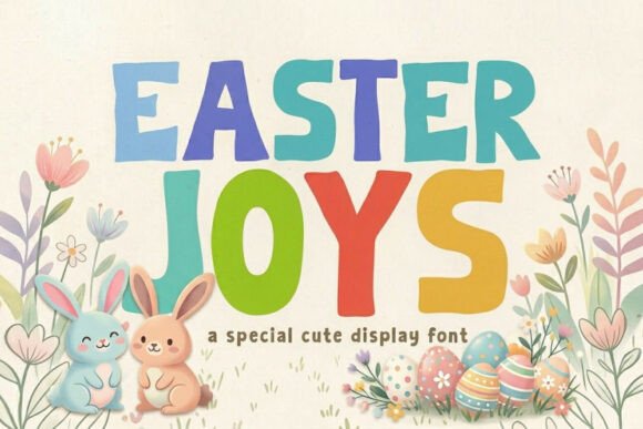 Easter Joys: A Modern Display Font for Branding