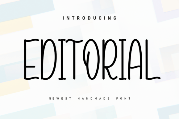 Editorial: A Handwritten Typeface for Modern Layouts