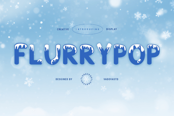 Flurrypop: A Playful Display Font for Makers