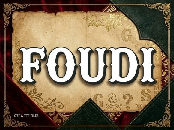 Foudi: A Bold Display Font for Editorial Impact