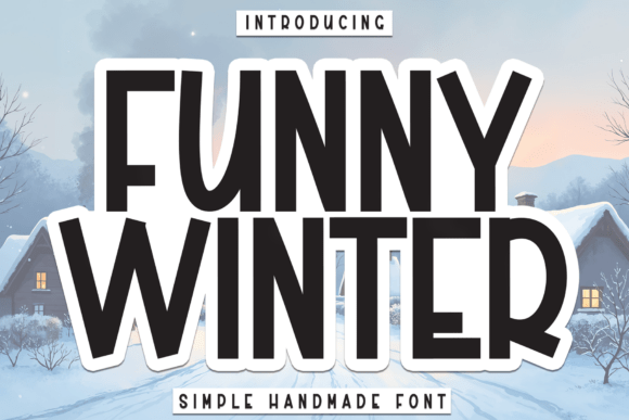 Funny Winter Font for Memorable Branding
