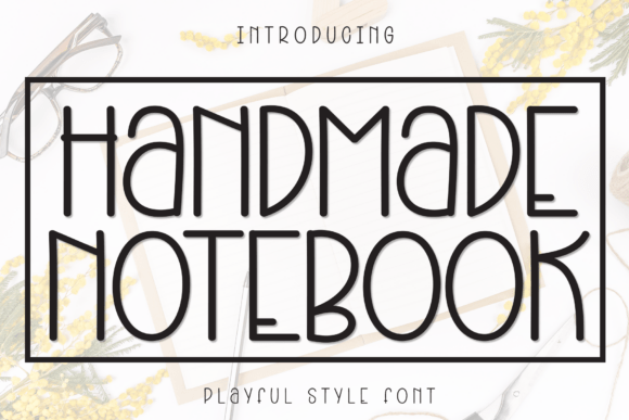 Handmade Notebook Font for Web Design