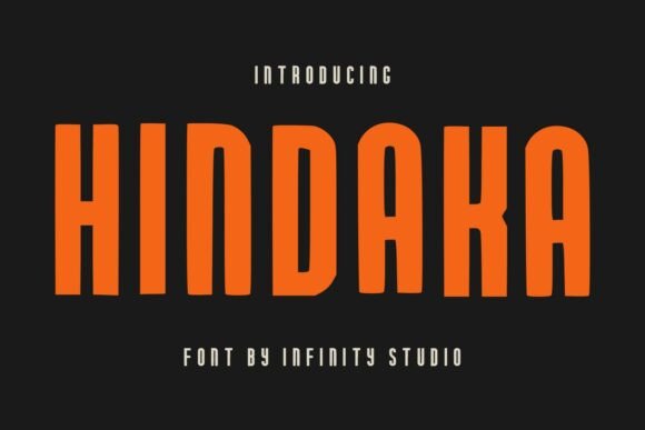 Hindaka Font Review for Bold Campaign Design