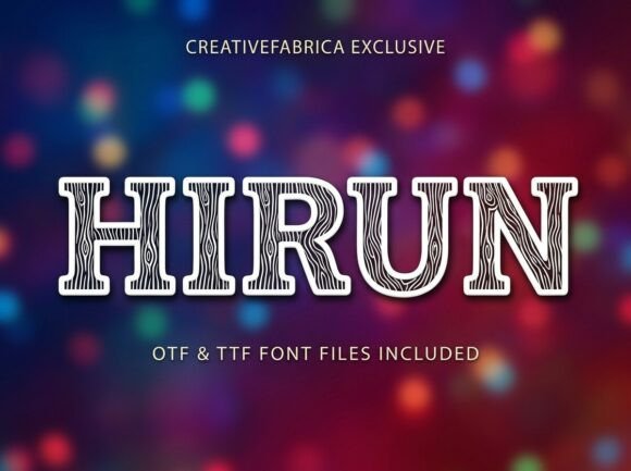 Hirun: A Display Font for Editorial Impact