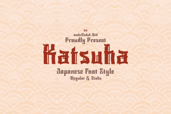 Katsuha: A Sharp Display Font for Editorial Design