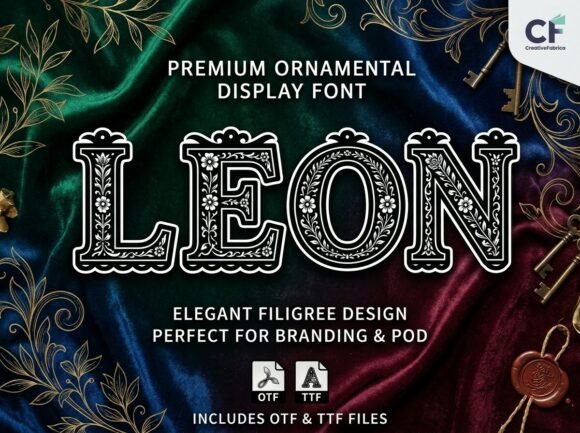 Leon Typeface for Editorial Design
