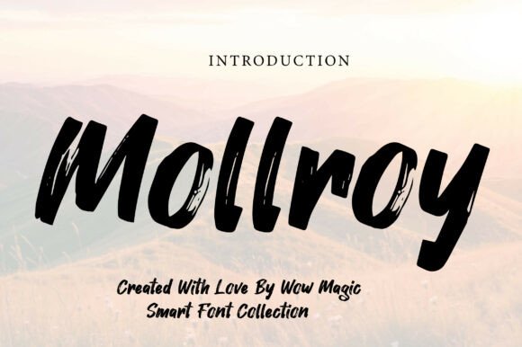 Mollroy Typeface for Bold Brand Identity