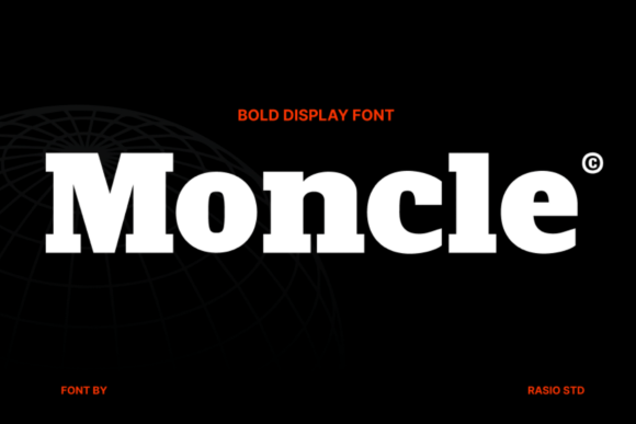 Moncle Typeface for Bold Editorial Design