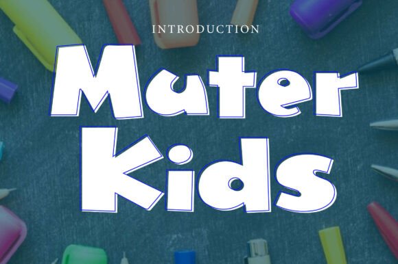Muter Kids Font for Playful Web Design