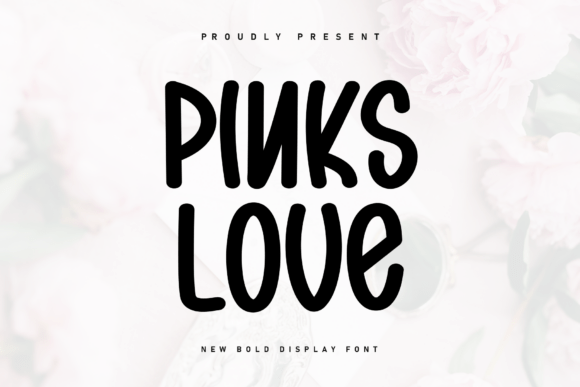 Pinks Love: A Handwritten Display Font for Editorial Charm