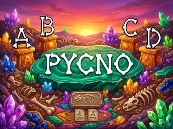 Pycno: A Bold Display Font for Impactful Campaigns
