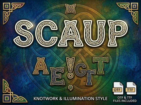 Scaup: A Bold Display Font for Makers