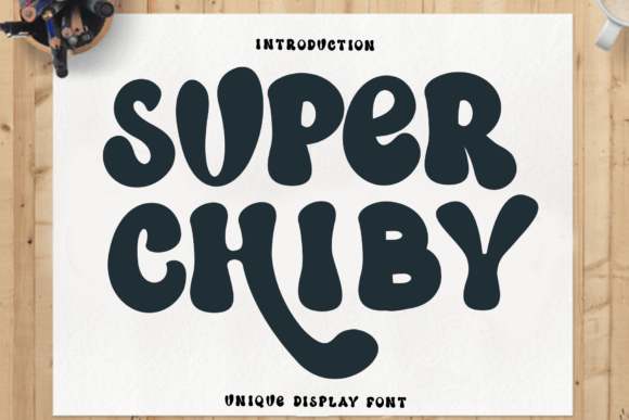 Super Chiby Typeface for Festive Web Design