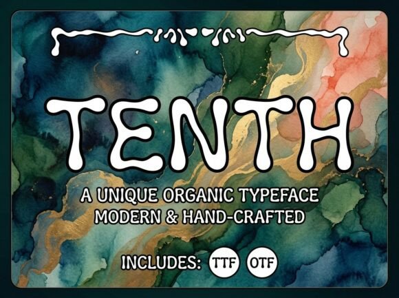 Tenth: The Display Font That Anchors Campaign Visuals
