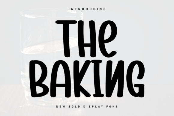 The Baking: A Handwritten Font for Makers