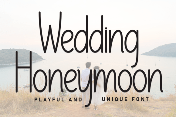 Wedding Honeymoon Font for Elegant Branding