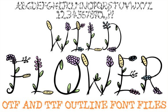 Wildflower Floral: A Maker’s Guide to Botanical Display Fonts