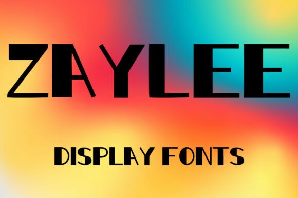 Zaylee: A Bold Display Font for Modern Branding