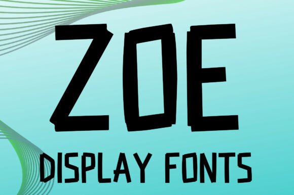 Zoe Font Review: Edgy Display Typography for Modern Brands